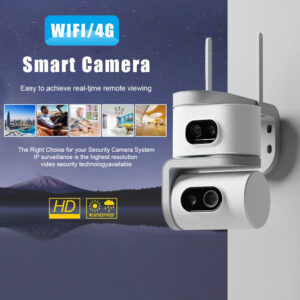 Dual-screen indoor surveillance camera high definition dual-light night vision wireless home remote monitoring Camera