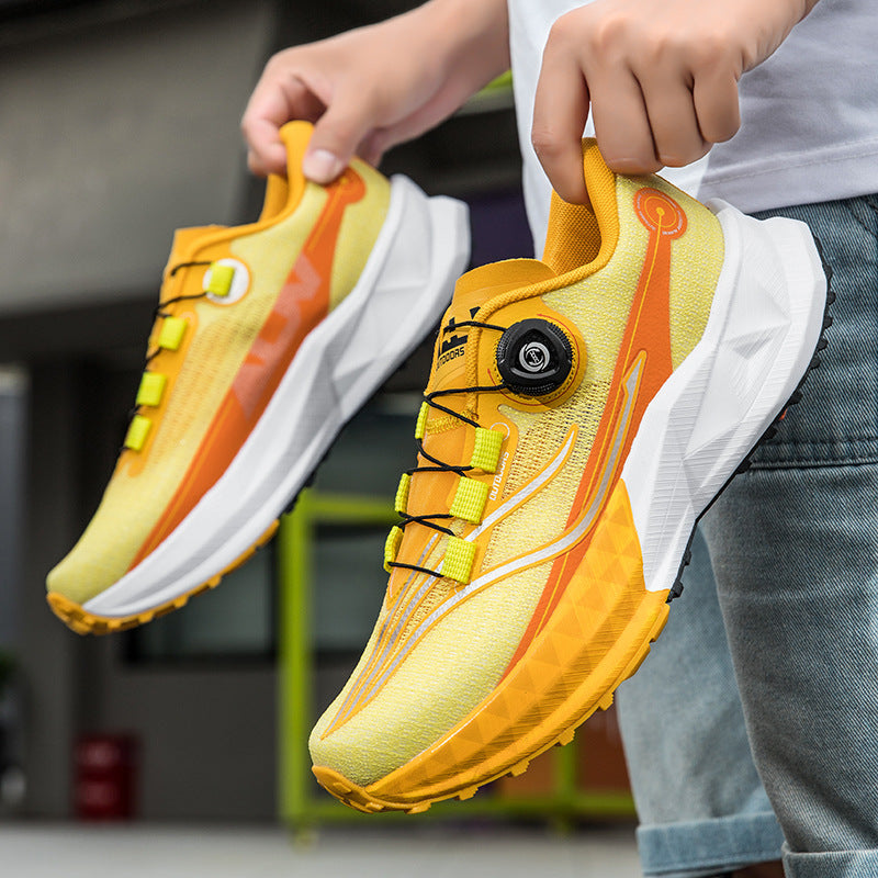 Full Palm Carbon Plate Sports Running Shoes Double Layer Popcorn Outdoor Trail Running Shoes Marathon Men's and Women's Shoes - 图片 9