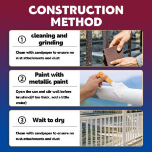 Water-based Metal Paint Anti-rust Paint Rust Conversion Paint Steel Tile Renovation Color Change Paint Multi-color Industrial Paint Rust Fixing Paint