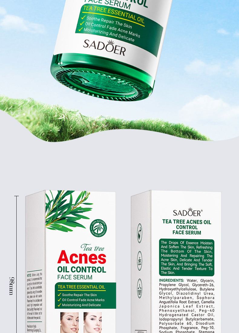 Tea Tree Essence30ml SADOER Moisturizing and refreshing cross-border foreign trade wholesale - 图片 21