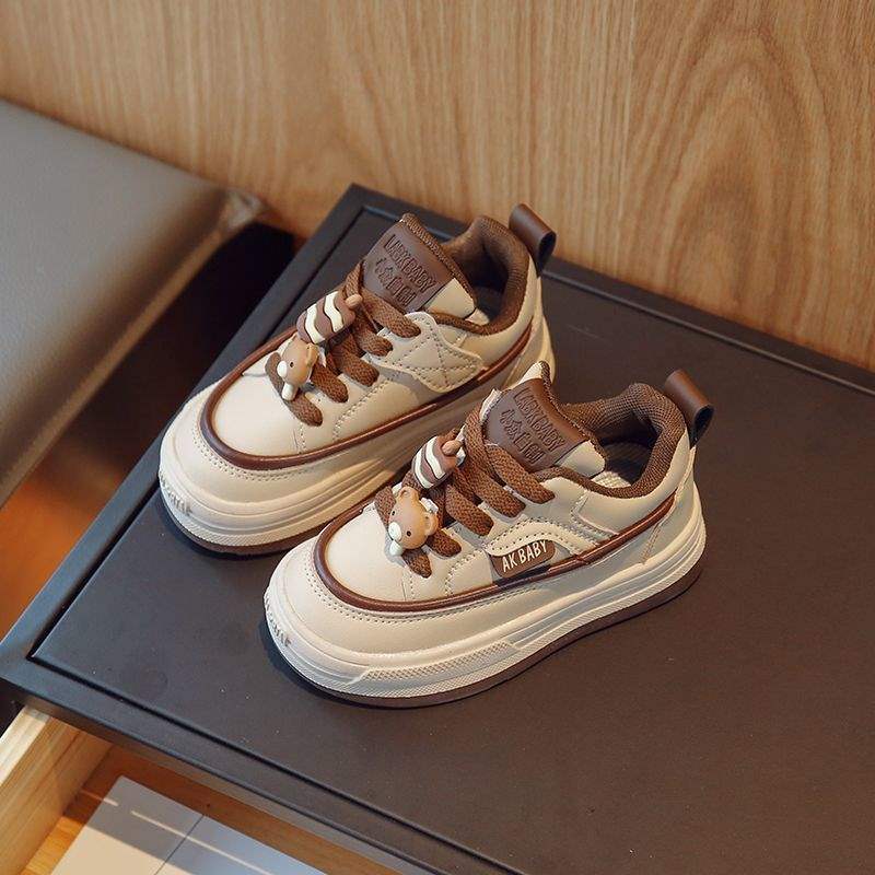 2025Autumn Unisex Stylish Casual Cute Big Kids Sneakers High Top Versatile Non-Slip Shoes - 图片 3