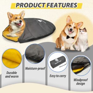 New Pet Sleeping Bag Outdoor Camping Dog Cat Nest Semi-Enclosed Waterproof Portable Winter Warm Sleeping Bag Foldable