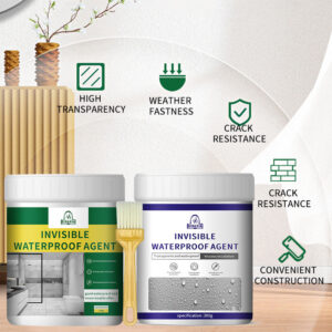 Transparent Waterproof Adhesive for Exterior Walls and Bathrooms, Leak Repair Adhesive, No Brick Smashing, Floor Waterproof Adhesive, Nano Coating
