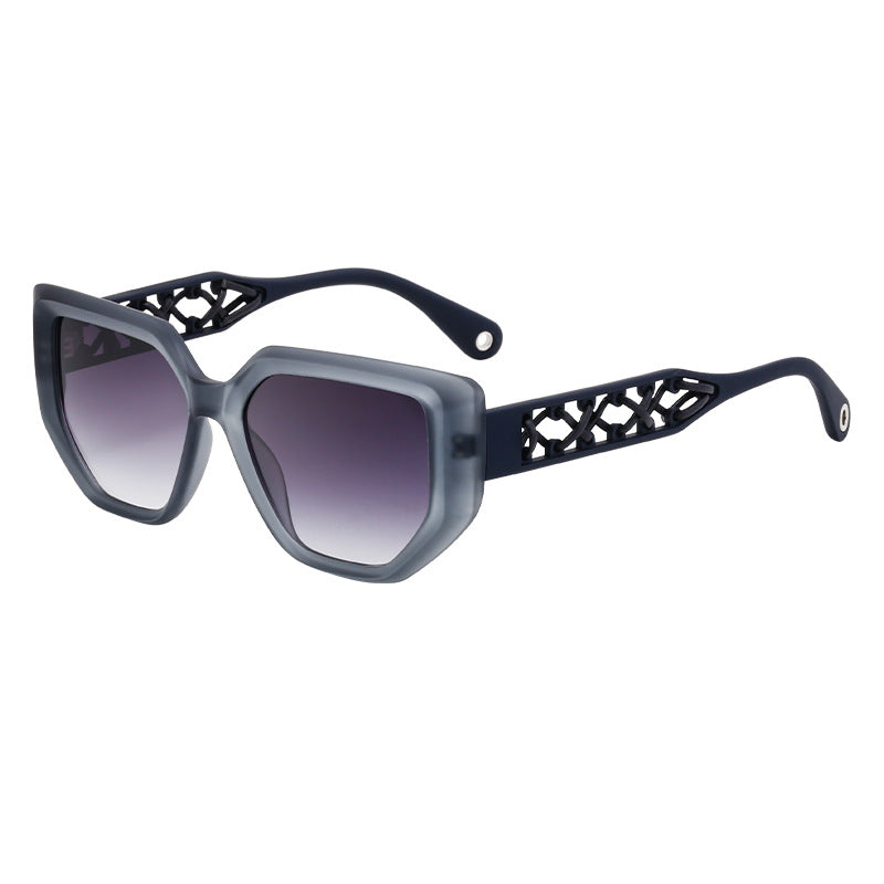 European and American Cat Eye Sunglasses for Women, High-End Hollow Frame Small Frame Sunglasses, Natural Look Glasses sunglasses - 图片 6