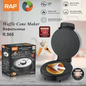 RAF European Standard Multifunctional Breakfast Machine Crepe Maker Egg Roll Maker Ice Cream Cone Maker Electric Griddle Crepe Maker