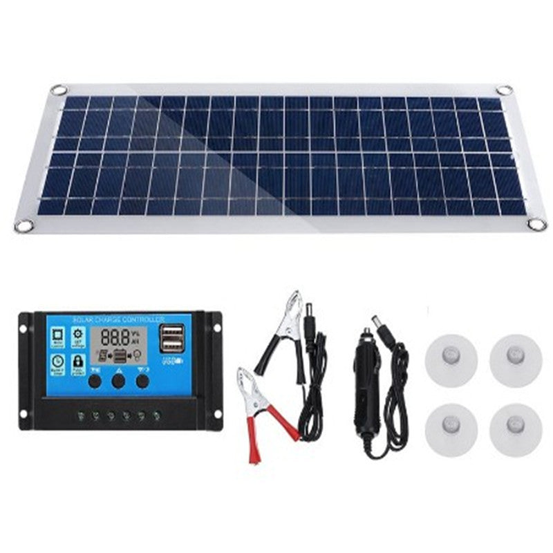 30W Flexible Lightweight Portable Controller Solar Charging Board Durability Solar Charger - 图片 6