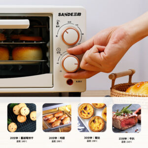 Three DI Electric Oven12Mini Small Baking Visual Household Oven Multi-Functional Fully Automatic Gift Wholesale