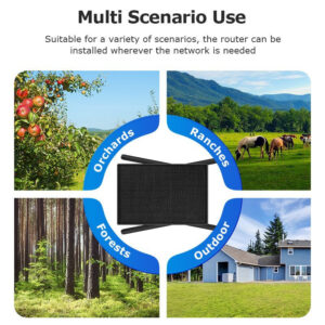 New Product4G Solar Router SIM Card4G Wireless Router Outdoor Solar Router