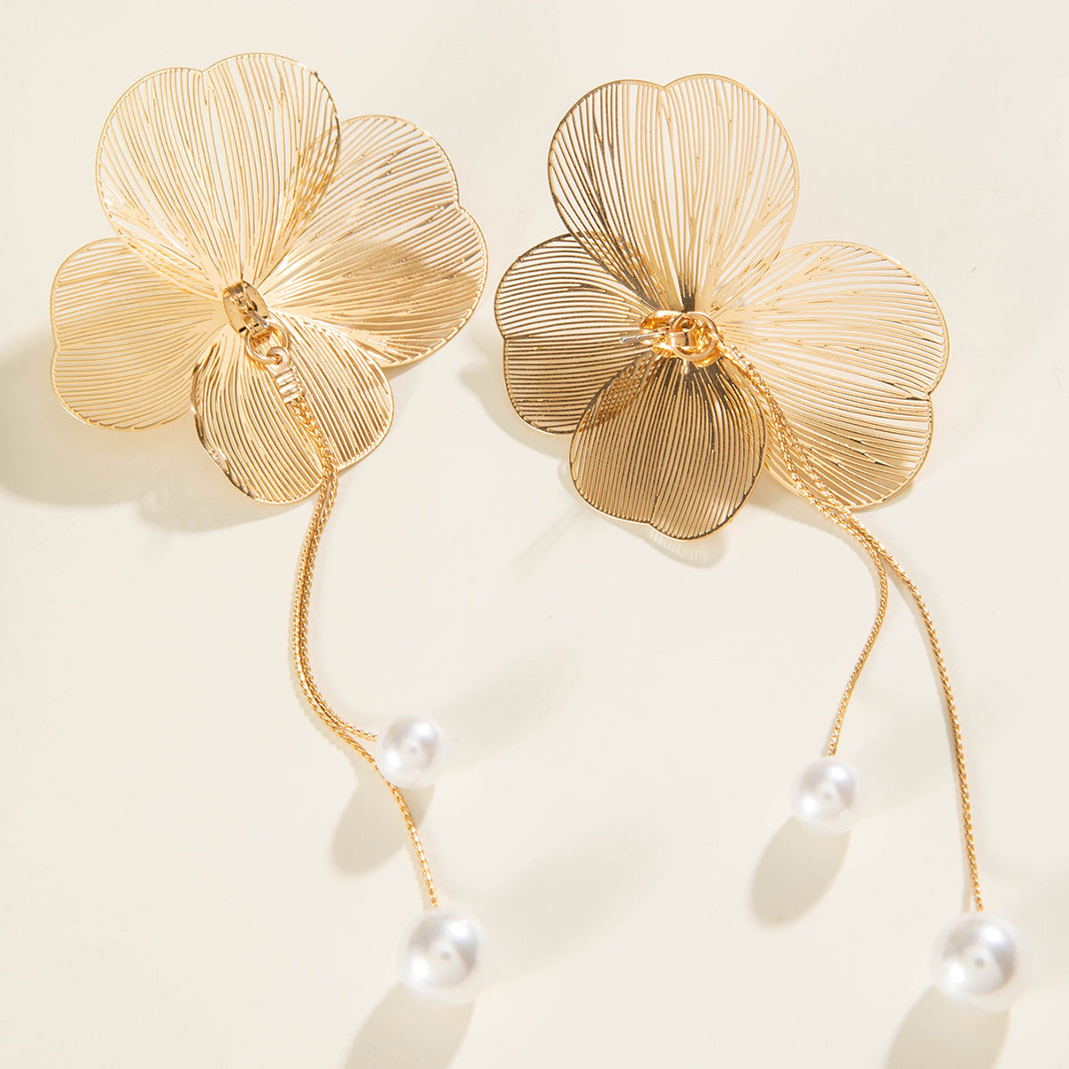 European and American Niche Ginkgo Leaf Tassel Necklace Design Sense Retro Pull-out Imitation Pearl Choker Jewelry choker - 图片 27