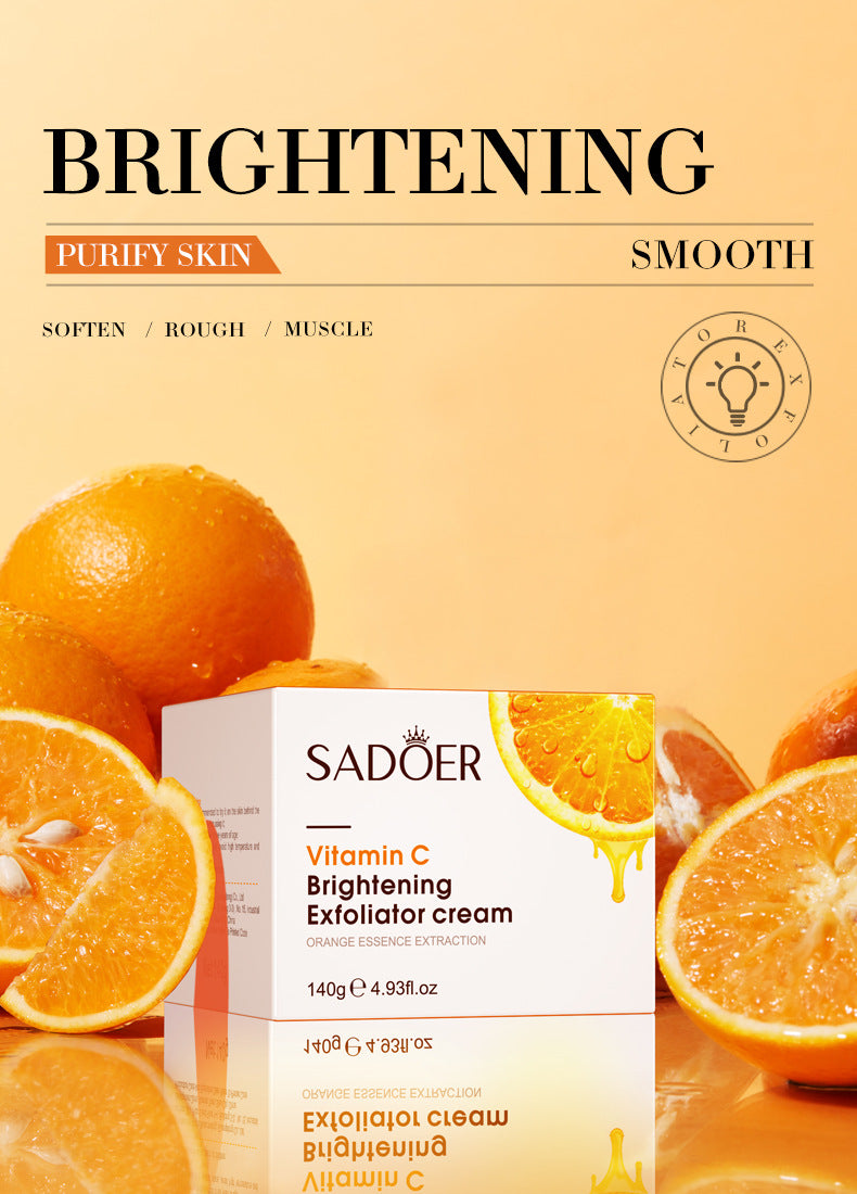 Vitamin C Lotion140g SADOER Deep Cleansing Gel Scrub Cross-Border Foreign Trade Wholesale - 图片 7