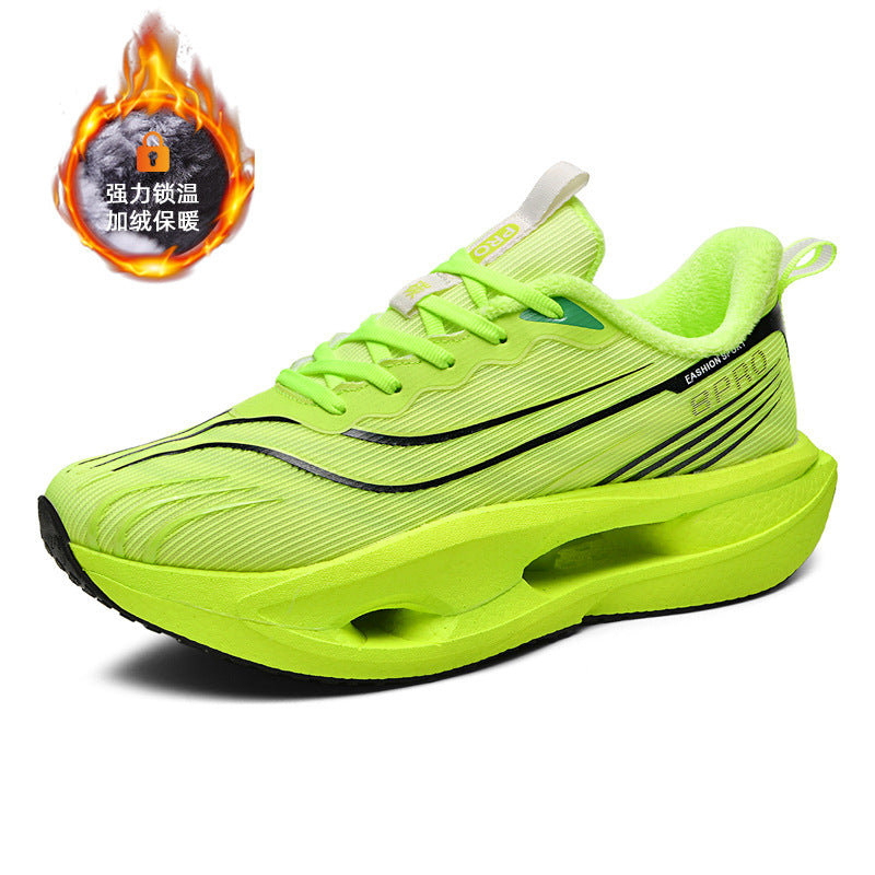 Friction Sound Real Explosion Soft Sole Breathable Racing Running Shoes Unisex Versatile Shock Absorption Anti-Slip Couple Casual Sports Shoes - 图片 6
