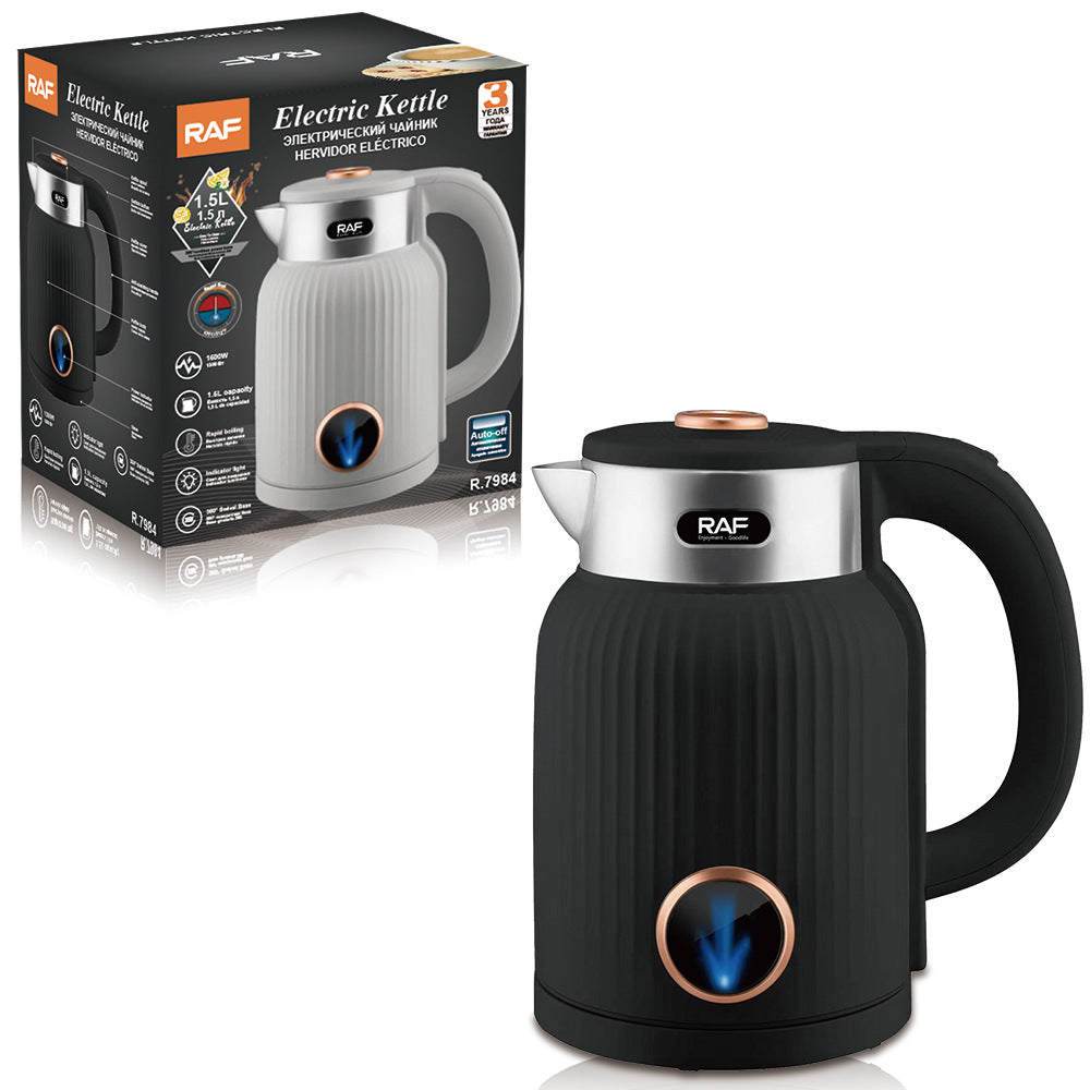 RAF European and American Standard Anti-Dry Burn1.6L Electric Kettle Double Layer Stainless Steel R7984 - 图片 18