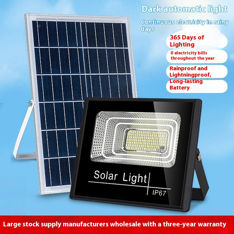 Waterproof LED Solar Street Light Indoor and Outdoor Home Garden Lighting with Strong Light for Rural Yards IP Rating IP65 - 图片 5