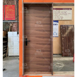 DJMI High Quality Inside Internal Door Fire Rated Hotel Room Customized Design Modern Interior Fireproof Wooden Door