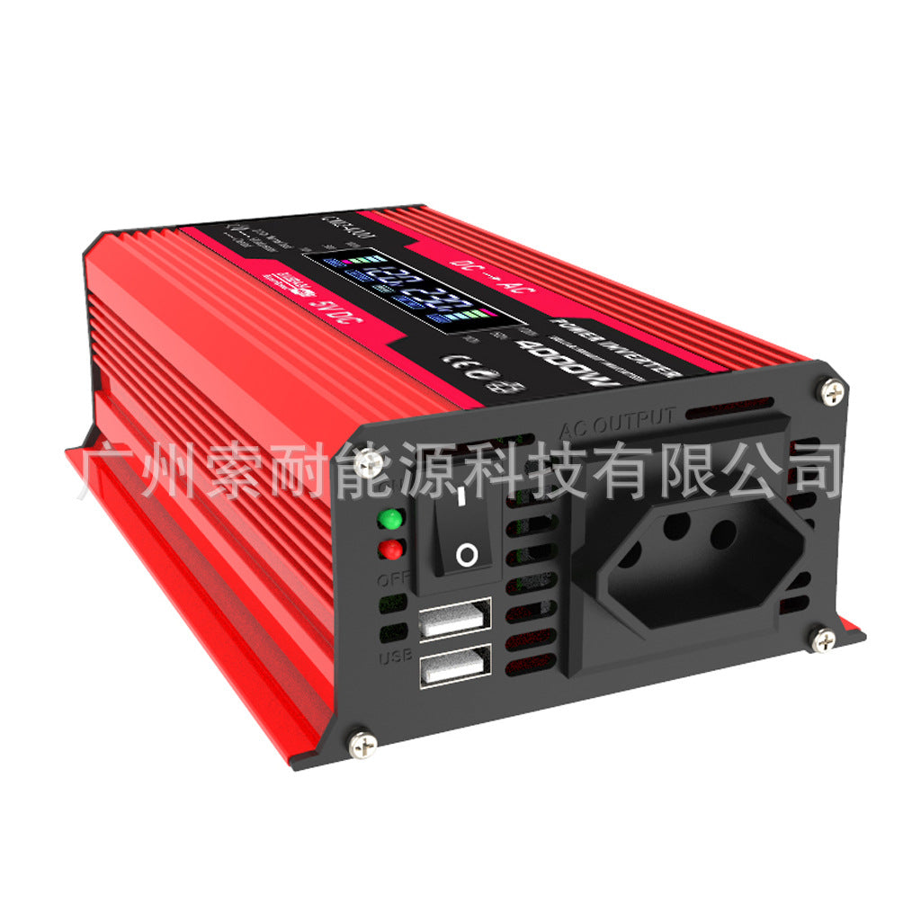 Vehicle Inverter300W 12V Turn110V220V Smart Digital Display Screen car power inverter - 图片 16