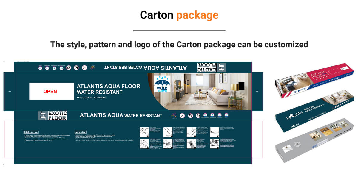 Waterproof 8mm 12mm High Gloss Marmor Stone Pattern Laminate Flooring - 图片 19