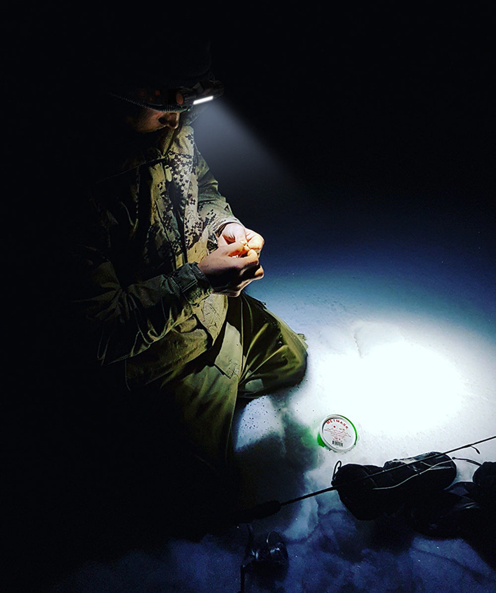 Multifunctional headlight strong light outdoor light night fishing light COB Miner's lamp USB Rechargeable Headlamp with Magnetic Work Head - 图片 19