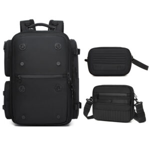 OZUKO Multifunctional Backpack Men's Large Capacity Backpack 3-in-1 detachable outdoor sports travel bag