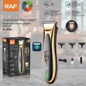 RAF European Standard Hair Salon Oil Head Hair Clipper Electric Hair Clipper Electric Clipper Electric Clipper Wholesale Export R4006