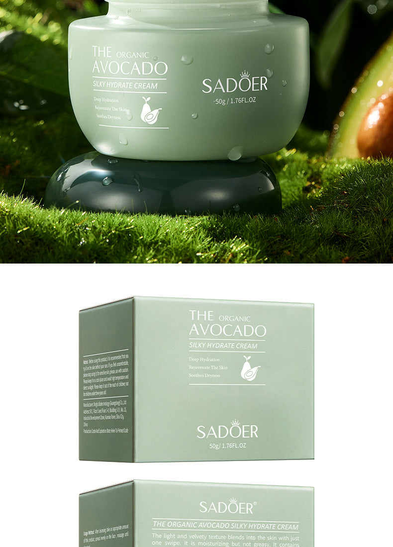 Avocado Face Cream SADOER Silky Hydrating Refreshing Non-Sticky Moisturizing Cream Cross-Border Wholesale - 图片 24