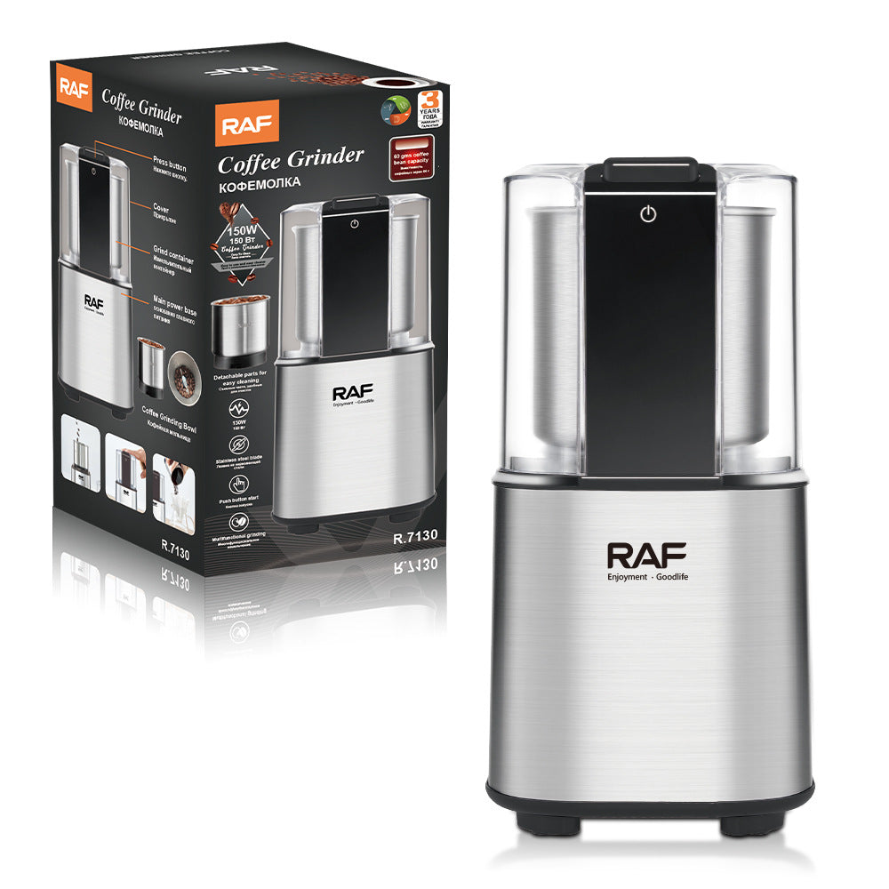 RAF Home Use Lightweight Grinding Cup Electric Coffee Grinder 2-in-1 Portable Coffee Bean Grinder R.7130 - 图片 10