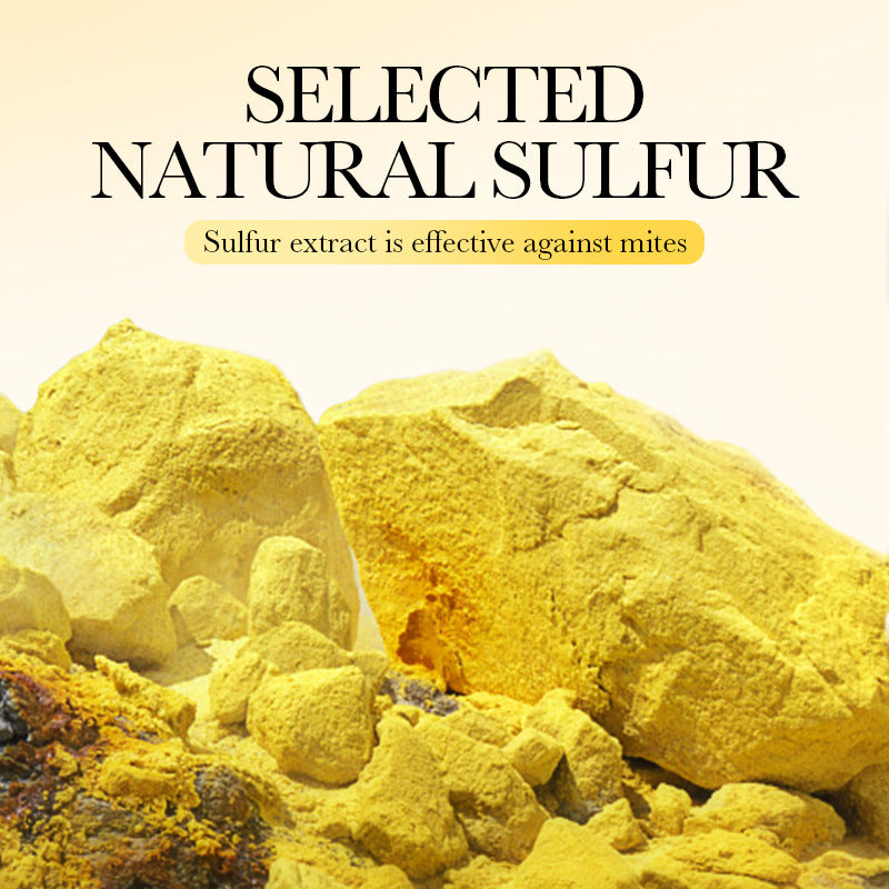 Sulfur Mite Removal Soap125gSADOER Universal Handmade Soap for Body Cleansing, Fragrant Soap, Cross-Border Wholesale - 图片 3