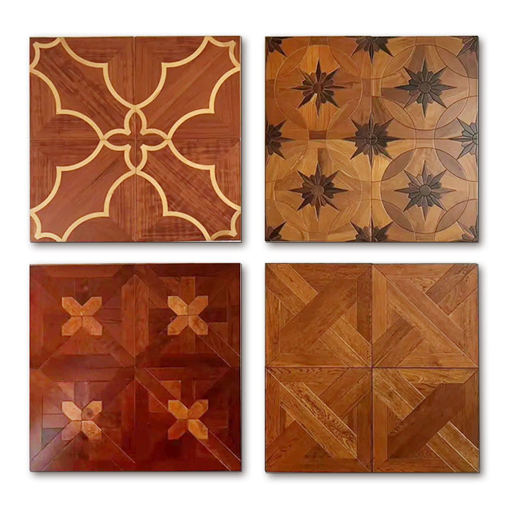 15mm Customizable Square Rosewood Parquet Wood Flooring | Multi-Layer Engineered Panels Outdoor Waterproof Luxury Premium - 图片 16