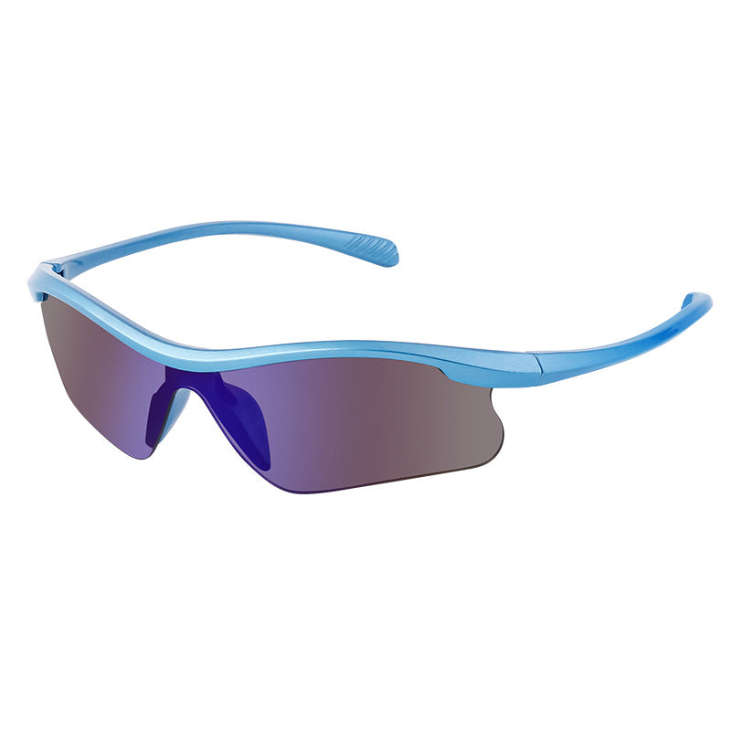 European and American Style Half-Frame Cycling Sunglasses Windproof Sunglasses for Women Personalized Outdoor Sports Running Glasses Eye Protection for Men - 图片 7