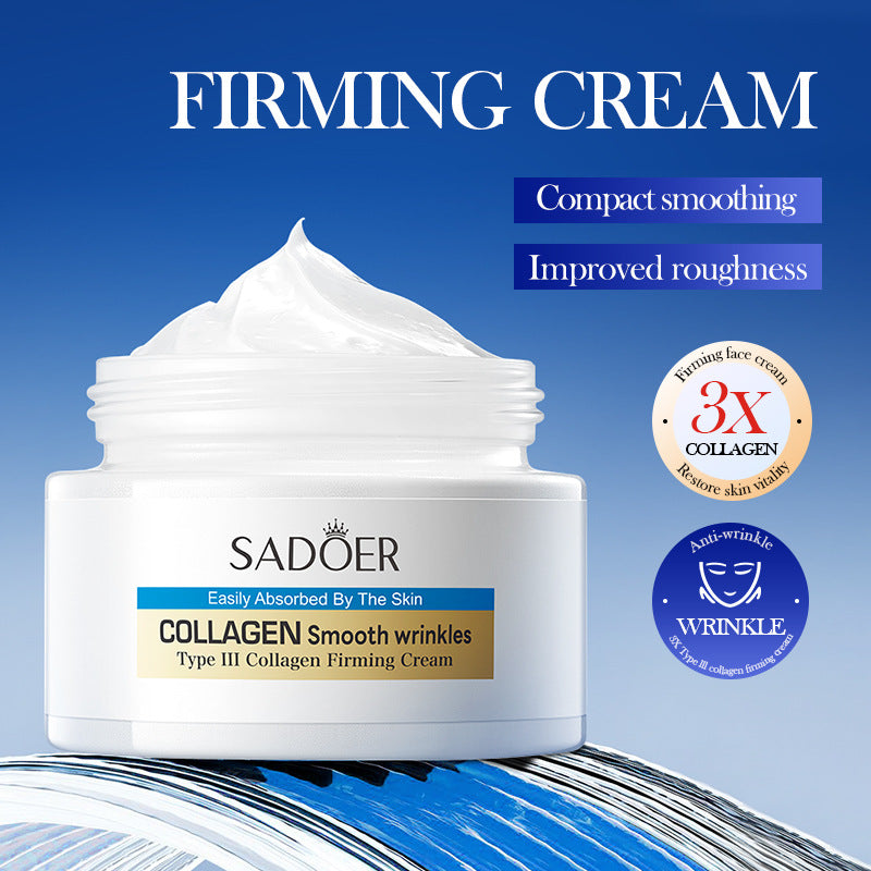 Cross-border Type III Collagen Wrinkle Cream60g Skin rejuvenation hydrating moisturizing face cream wholesale from foreign trade manufacturer