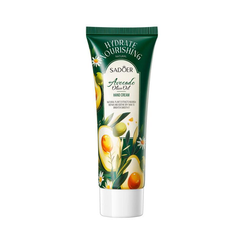 Cross-border Avocado Nourishing Hand Cream80g Olive Oil Hydrating Moisturizing Hand Cream Export Manufacturer Wholesale - 图片 6