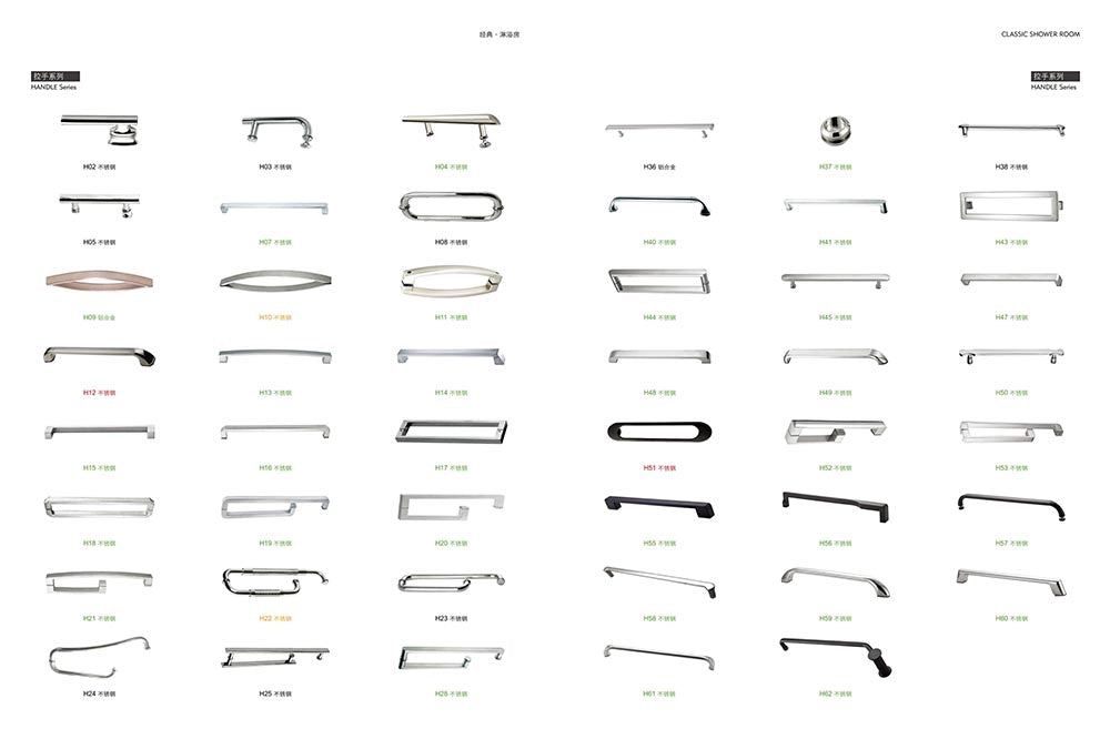 3 Panel Sliding Standard Shower Door Design With High Accessory - 图片 13