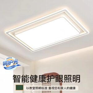 Eye Protection Ceiling Lamp Modern Minimalist Living Room Lamp Full Spectrum LED Bedroom Lamp Zhongshan Lighting Package Installation