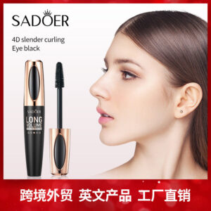 Makeup12g SADOER4D Curling Eyelashes Thick and Long Styling Mascara Cross-Border Foreign Trade Wholesale