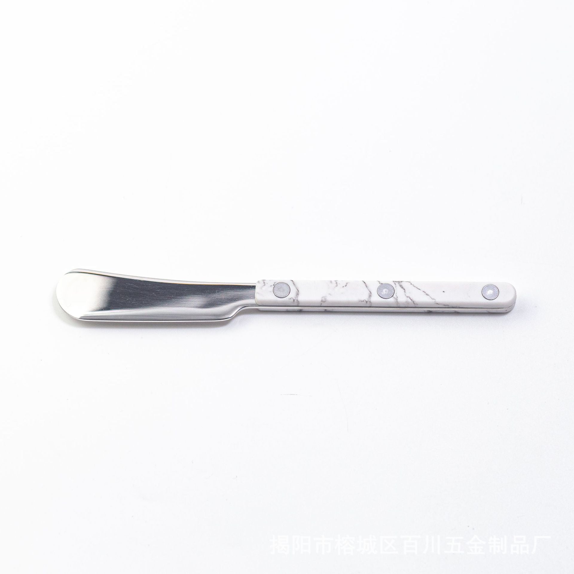 Marble Handle Western Tableware Set ABS Butter Fork Spoon Clip Handle Cheese Knife Dessert Chopsticks Spoon Fork - 图片 25