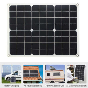 Solar Panel280X420mm Monocrystalline Solar Charging Panel 5V Double USB Mouth Shopee Export