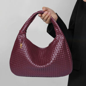 AliExpress Handmade Woven Women's Bag Large Capacity Handbag Korean Style Commuting Casual Manufacturer Wholesale