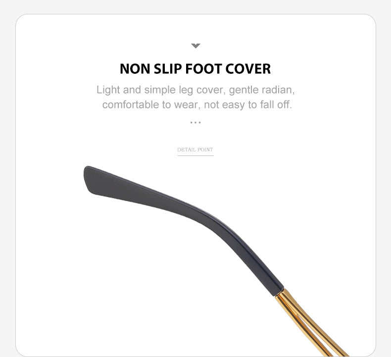 European and American Retro Double Bridge Sunglasses for Men Fashion Leopard Rimless Cut Edge Sunglasses for Women Wholesale shades - 图片 23