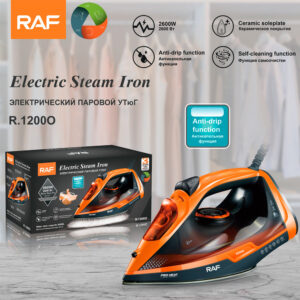 RAF European Standard Household Steam Electric Iron2600W Handheld Small Portable Clothes Ironing Machine
