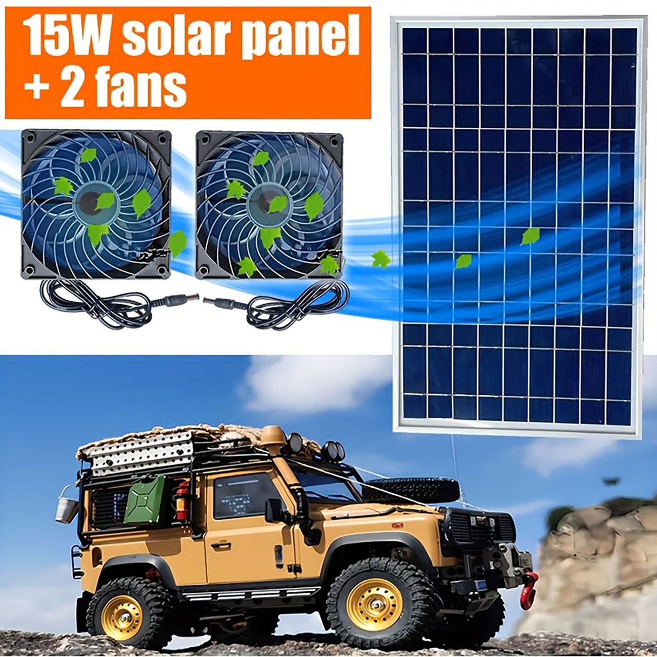 Exclusive Solar Ventilation Fan Exhaust Fan Solar Photovoltaic Pet House Ventilation Convection Cooling Blower - 图片 10