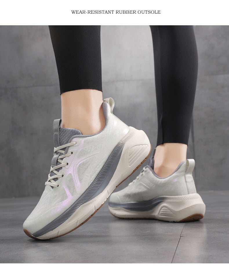Professional Running Shoes for Men and Women, Spring and Summer New Soft Sole, Lightweight, Shock Absorption, Breathable, Jump Rope, Non-Slip, Marathon Walking Shoes - 图片 49
