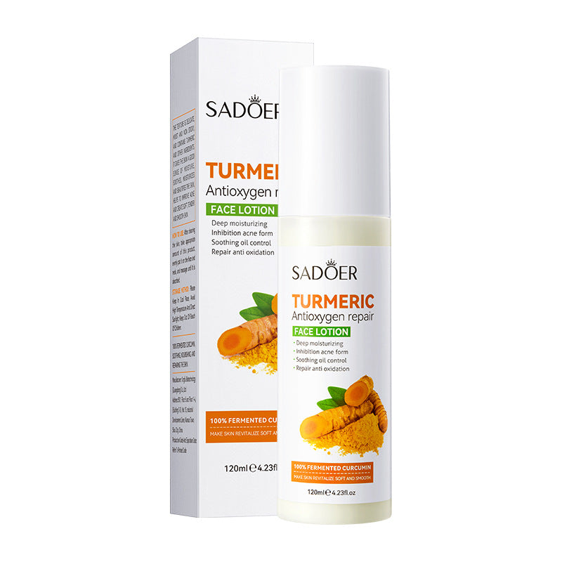 Turmeric Skincare Set SADOER Cleansing, moisturizing, hydrating five-piece set for foreign trade wholesale - 图片 7