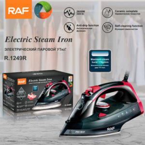 RAF EU Standard Handheld Electric Iron Household Small Portable Steam Iron Handheld Ironing Machine2600W