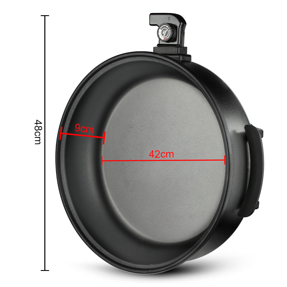 RAF European Standard Household Multifunctional Pizza Maker Multifunctional All-in-One Electric Frying Pan Electric Hot Pot Non-Stick Electric Hot Pot - 图片 7