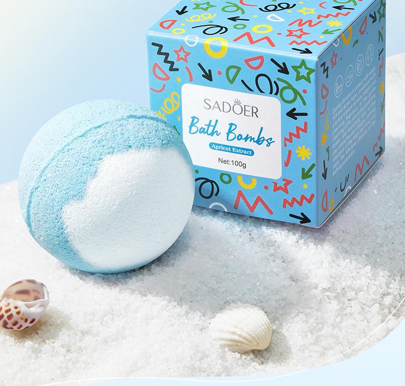 Rose Bath Salt Balls SADOER Deep Cleansing Body Universal Bath Ball Cross-Border Foreign Trade Wholesale - 图片 29