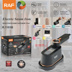 RAF EU Standard Handheld Steam Iron for Home, Business Travel, Mini Portable Garment Steamer5Gear Temperature Adjustment