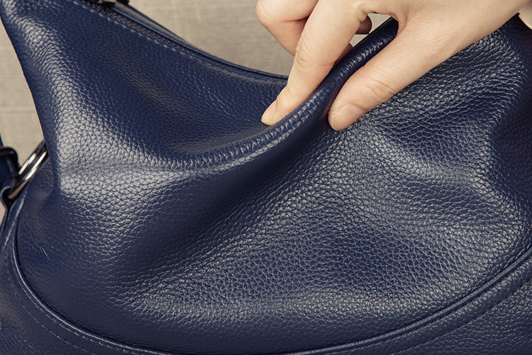 Guangzhou Shiling Genuine Leather Women's Bag for Middle-aged and Elderly Mothers, Multi-pocket Large Capacity Single Shoulder Crossbody Bag Trend - 图片 37