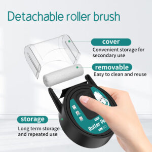 Small Roller Paint for Interior Wall Graffiti Renovation, Stain Covering, Repair Paint, Water-Based Odorless Roller Paint, Self-Brushing Coating Paint