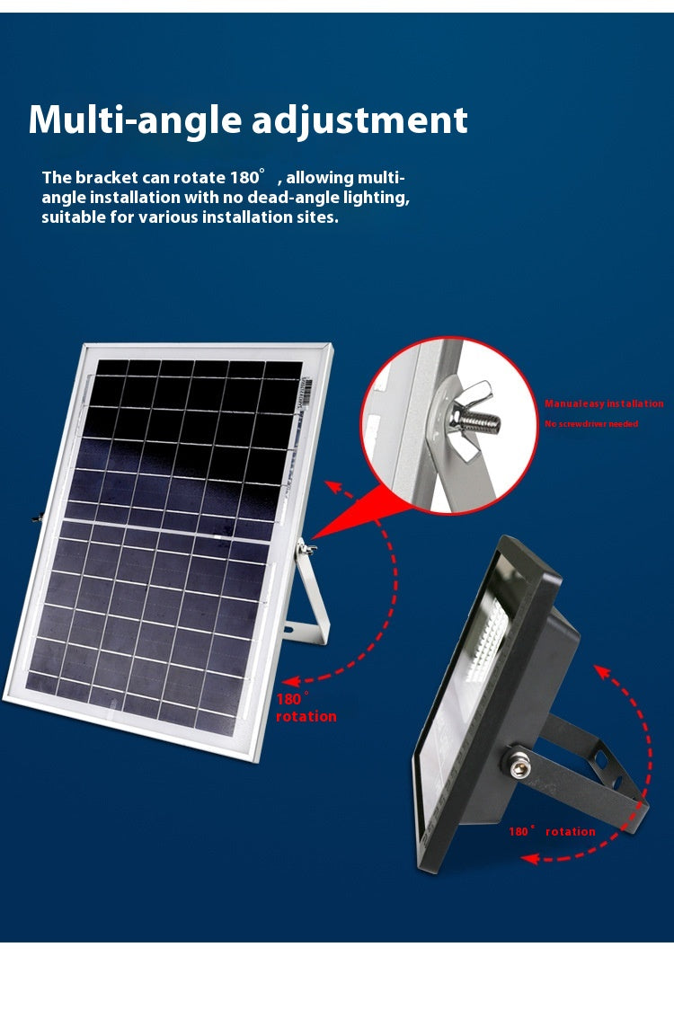 Waterproof LED Solar Street Light Indoor and Outdoor Home Garden Lighting with Strong Light for Rural Yards IP Rating IP65 - 图片 31