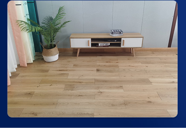 In-stock Solid Oak Flooring from Source Scar Modification Hand Scratch Pattern Original Wood Floor Solid Wood with Dragon Bone Design - 图片 40