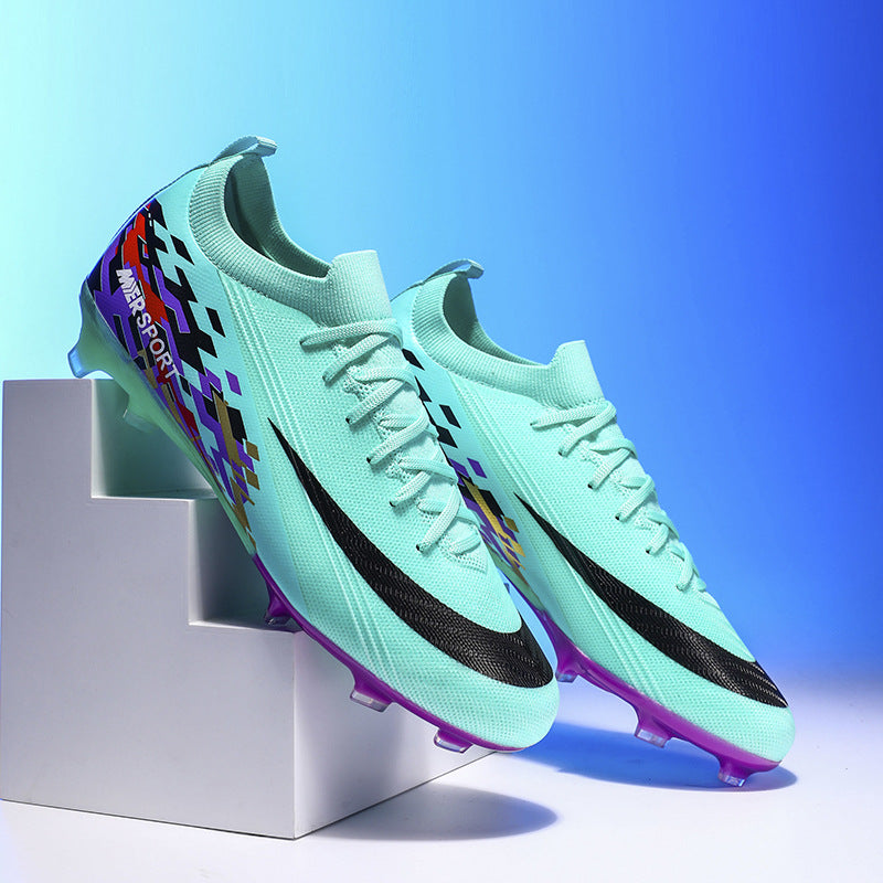 New Large Size Long Spike Football Shoes Low Top Youth Competition Training Student Football Sports Shoes - 图片 3